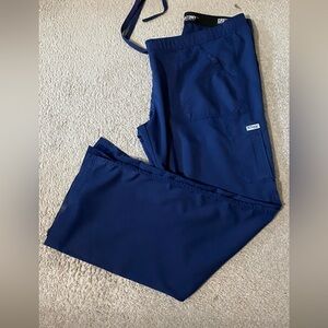 Grey's Anatomy Deep Blue Scrub Trousers LG